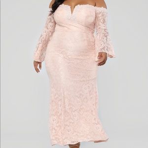 Lace Dress - Blush